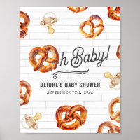 Oh Baby Pretzels & Schnullers Baby Dusche Willkomm
