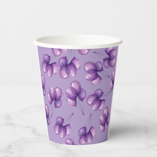 Oh Baby Purple Pappbecher (Vorderseite)