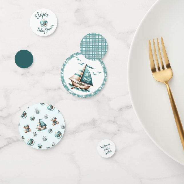 "Oh, Baby" Sailor Baby Shower Confetti Konfetti (Gruppe)