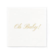 Oh Baby-Script Geschlecht Neutrale Baby-Dusche Nap