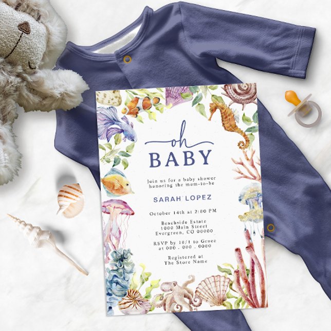 Oh Baby shower Invitation (Créateur téléchargé)