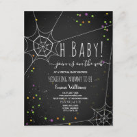 Oh Baby Spiderweb Halloween Virtual Baby Dusche