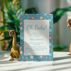 Oh, Baby! Starry Sky Baby Shower - Boy Baby Shower Einladung