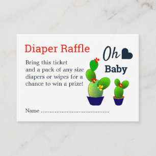 Oh Baby Sukkulent Kaktus Niedlich Dusche Windelwan Begleitkarte