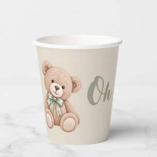 Oh Baby! Teddy Bär Baby Shower Papierschalen Pappbecher