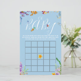 Oh Baby unter dem Sea Baby Shower Bingo Game Flyer