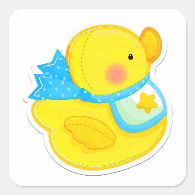 Oh Babyaufkleber von SRF Quadratischer Aufkleber (Vorderseite)