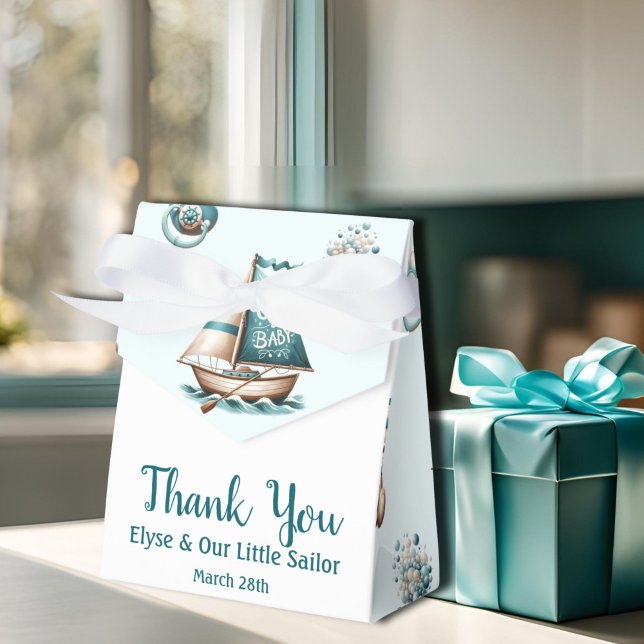 Oh, Ballotins de sac cadeau bébé ("Oh, Baby" Baby Shower Thank You Gift Bag)