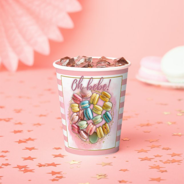 Oh bebe French Patisserie Baby Showroom Pappbecher (Insitu)