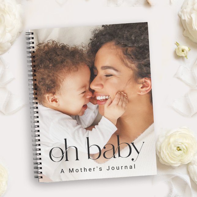 Oh Bébé - Le Journal d'une Mère (The perfect gift for a new mother to journal life with baby!)