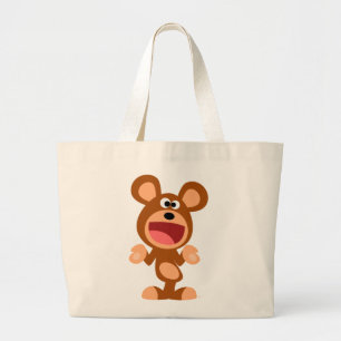 "Oh bien..." Sac d'ours de dessin haussant