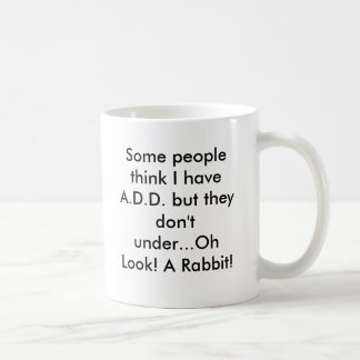 Oh Blick! Ein Kaninchen! Kaffeetasse