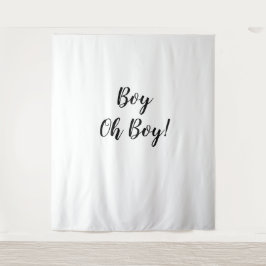 Oh Boy Backdrop Oh Boy Banner Tapestry Wandteppich