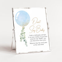 Oh Boy Balloon Baby Shower Say Baby nicht