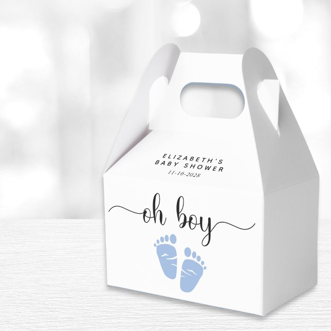 Oh Boy Blue Feet Baby Dusche Geschenkschachtel (Von Creator hochgeladen)