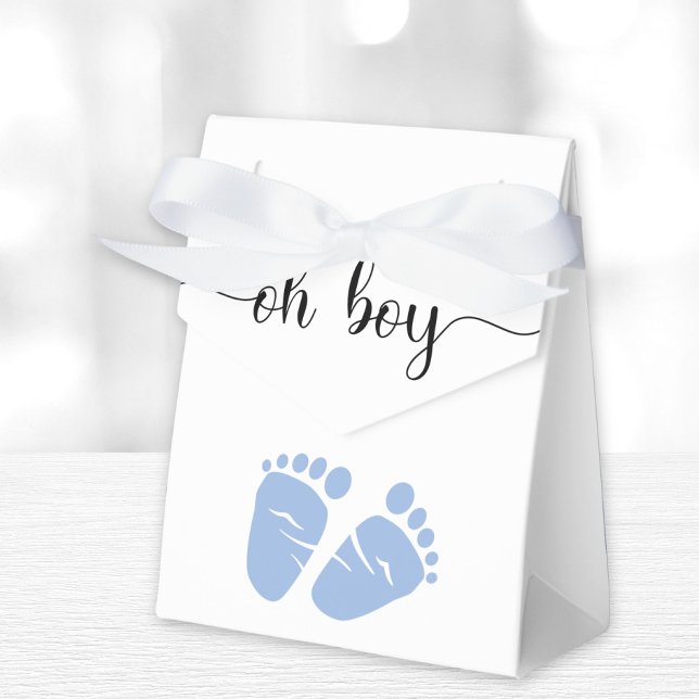 Oh Boy Blue Feet Baby Dusche Geschenkschachtel (Von Creator hochgeladen)