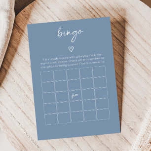 Oh Boy Boho Minimalistisches Babyshower-Bingo-Spie