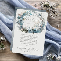 Oh Boy Bunny Rabbit Blue Floral Wreath Baby Dusche
