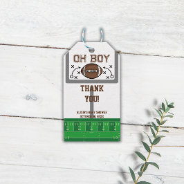 Oh Boy Football Baby Dusche Geschenkanhänger