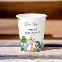 Oh Boy Greenery Jungle Safari Babydusche