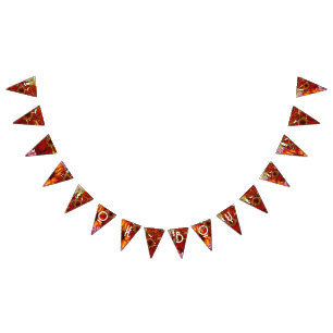 Oh,Boy!- Künstler entwarfen Bunting-Banner Wimpelkette