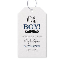 Oh Boy Mustache Baby Shower Geschenktasten