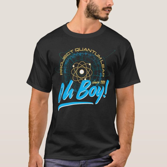 Oh, Boy Time Travel Experiments T-Shirt (Vorderseite)
