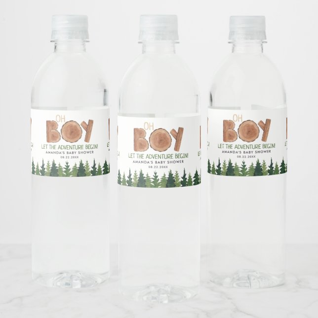 Oh Boy Woodland Babydusche (Flaschen)