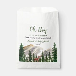 Oh Boy Woodland Deer Baby Shower Geschenktütchen