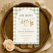 Oh Boy Woodlands Baby Shower