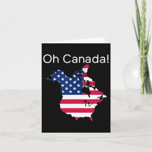 Oh Canada Chemise Carte De Usa Funny Trump 2025 2