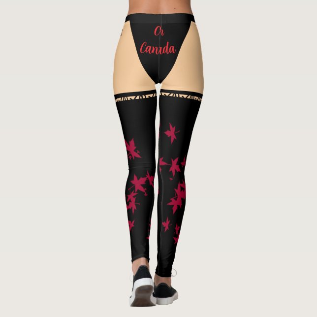 Oh Canada Illusion Leggings (Rückseite)