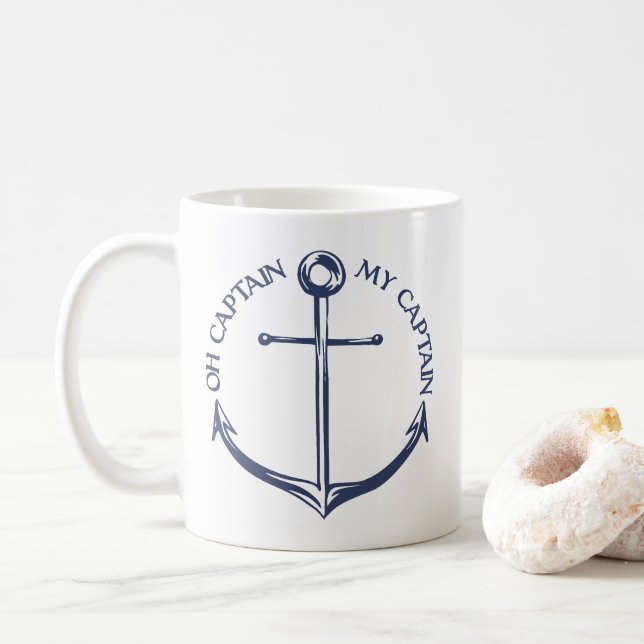 Oh Captain Kaffeetasse (Mit Donut)