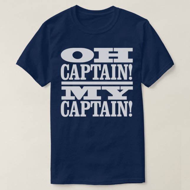Oh Captain T-Shirt (Design vorne)