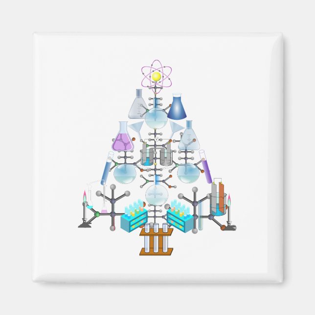 Oh Chemie, Oh Christbaum Magnet (Vorne)