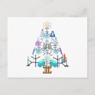 Oh Chemie, Oh Christbaum Postkarte