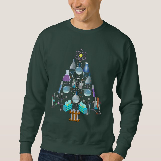 Oh Chemie, Oh Christbaum Sweatshirt (Vorderseite)