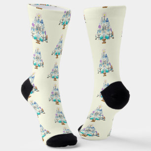 Oh Chemie, Oh Christbaum Weihnachten Socken