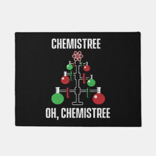 Oh Chemist Tree Chemistree Pun Science Fußmatte
