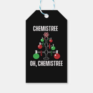 Oh Chemist Tree Chemistree Pun Science Geschenkanhänger