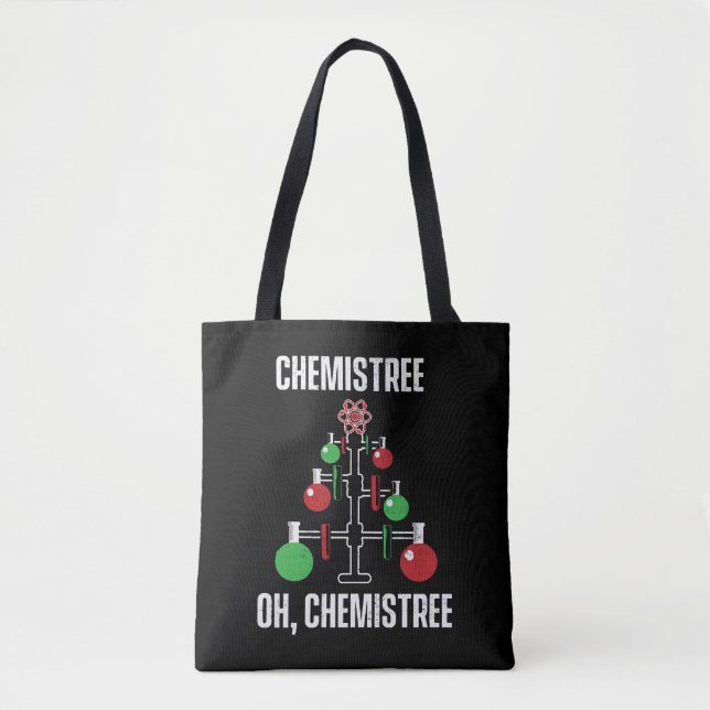 Oh Chemist Tree Chemistree Pun Science Tasche (Vorderseite)