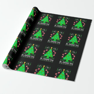 Oh Chemist Tree Merry Chemistree Chemistry Ugly Ch Geschenkpapier