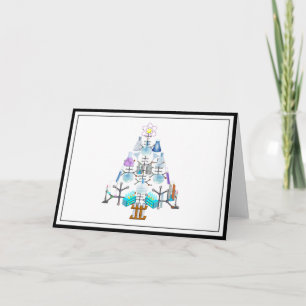 Oh Chemist Tree, Oh Weihnachtsbaum Feiertagskarte