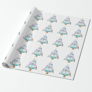 Oh Chemist Tree, Oh Weihnachtsbaum Geschenkpapier