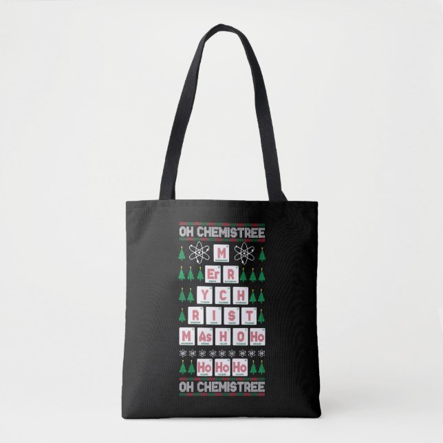 oh chemistream Chemist Science Weihnachten Tasche (Vorderseite)