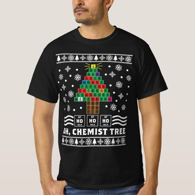 Oh Chemistream Funny Science Design Geschenk T-Shirt (Vorderseite)