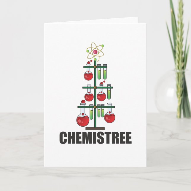 Oh Chemistream Weihnachts Chemie Lehrer Karte (Vorderseite)