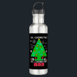 Oh Chemistree Chemist Tree Funny Science Weihnacht Edelstahlflasche<br><div class="desc">Oh Chemistree Chemist Tree Funny Science Weihnachten</div>