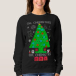 Oh Chemistree Chemist Tree Funny Science Weihnacht Sweatshirt<br><div class="desc">Oh Chemist Tree Chemistree Funny Science Chemistry Weihnachtsgeschenke. Fantastische Chemieelemente Weihnachtsbaumkostüme für Studentinnen oder für alle Naturwissenschaftlerinnen und Chemiepädagogen, Nerd, Geeks und Periodenfreunde. Perfektes Shirt für Chemieliebhaber, die an Weihnachten Party in der Schule tragen. Dieses komische Chemiestück am Weihnachtsfeiertag zu tragen, um Ihre Liebe und Leidenschaft für Wissenschaft, Nerd, Geeks...</div>