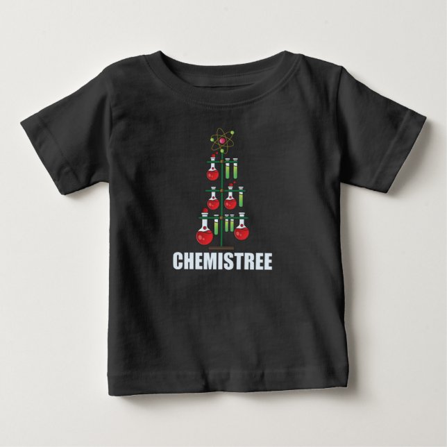 Oh Chemistree Christmas Chemistry Science teacher  Baby T-shirt (Vorderseite)